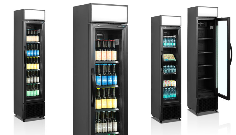 New Slim Black Bottle Cooler